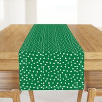 Painted Polka Dot // Kelly Green