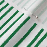 Sketchy Stripes // Kelly Green
