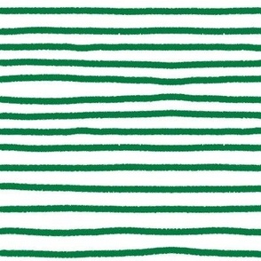 Sketchy Stripes // Kelly Green