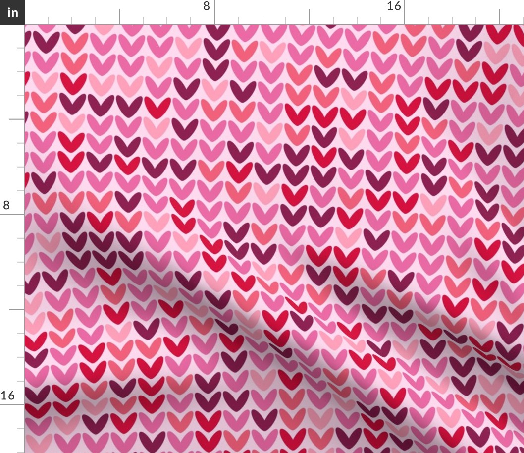 Knit pink random Fabric