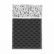 Wilderness Dishtowels in Black