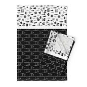 Wilderness Dishtowels in Black