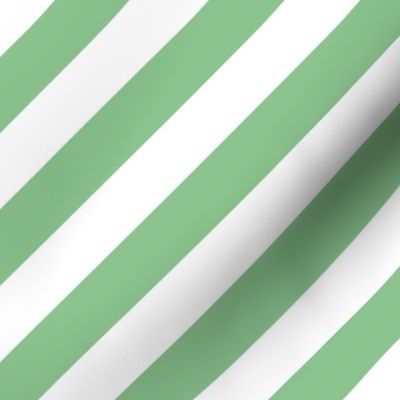 Jade Green stripes diagonal medium