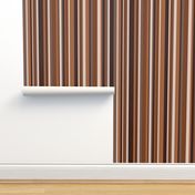 Retro stripes mix earthy brown vertical