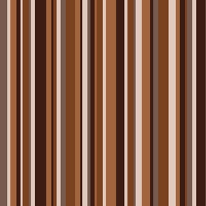 Retro stripes mix earthy brown vertical