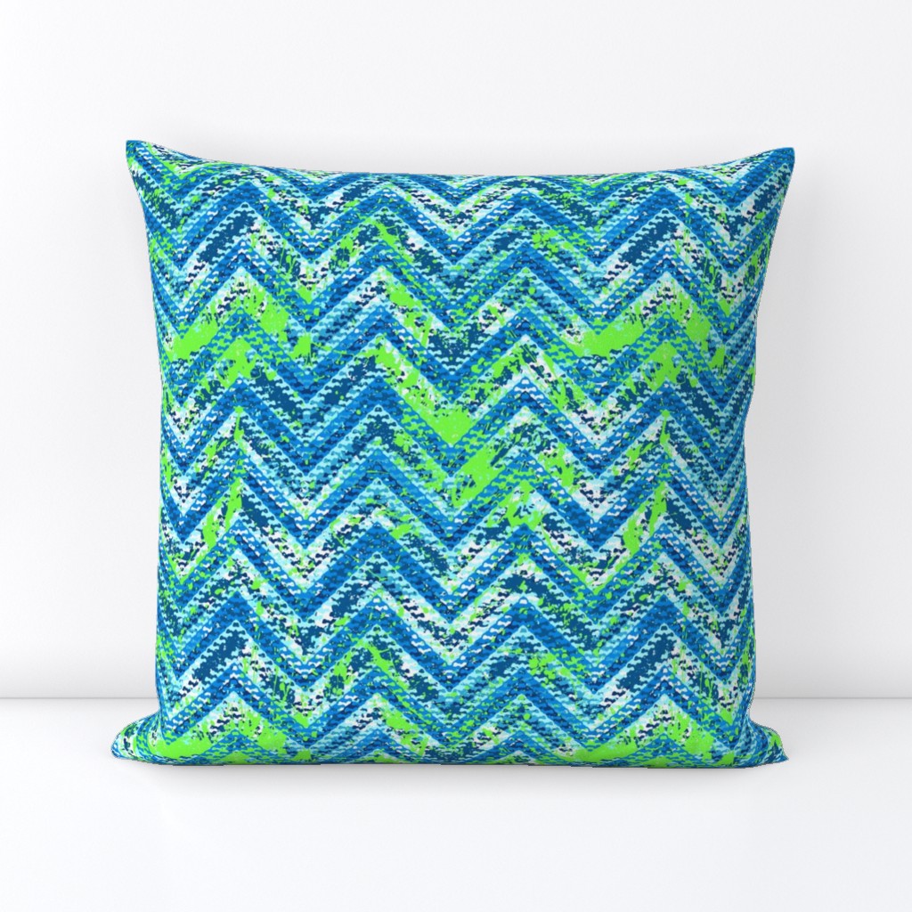 Blue green chevron 17_0050