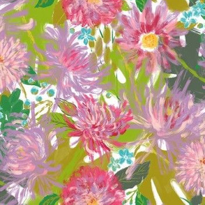 Vintage Abstract Floral