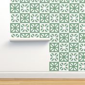 Oriental Jade green cut outs tiles check