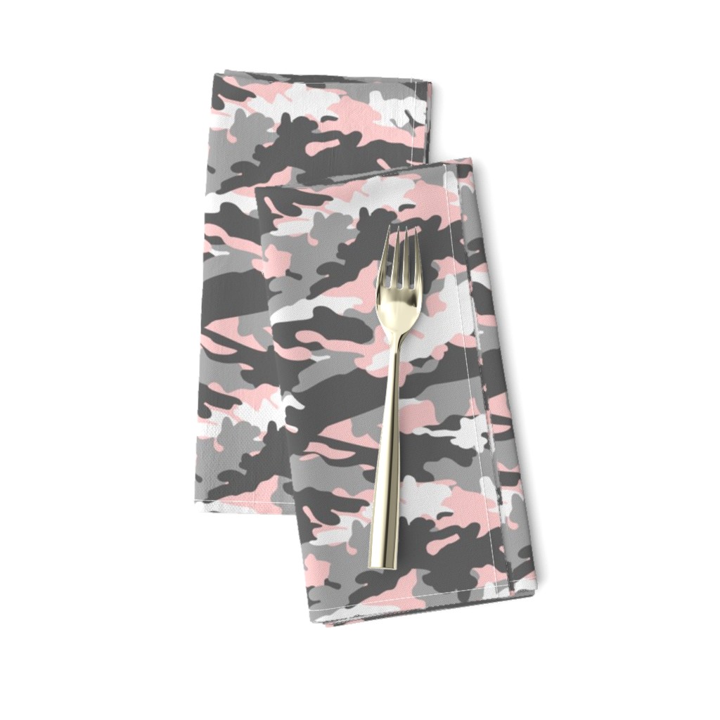 pink and grey camouflage - camo - little lady coordinate