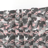 pink and grey camouflage - camo - little lady coordinate