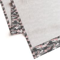 pink and grey camouflage - camo - little lady coordinate