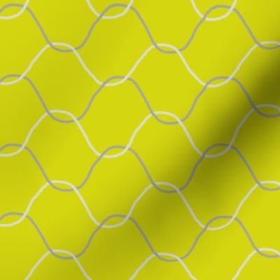 Chickenwire on Lemon Yellow