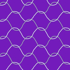 Chickenwire on Purple