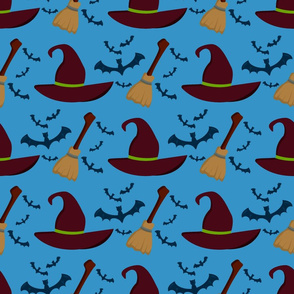 Trick or treat evil halloween scary background.
