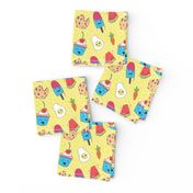 funny pattern for kids kawaii style