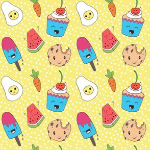 funny pattern for kids kawaii style