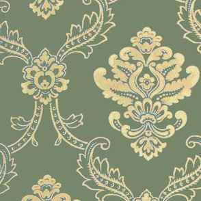 French Parlor Dark Loeb Green