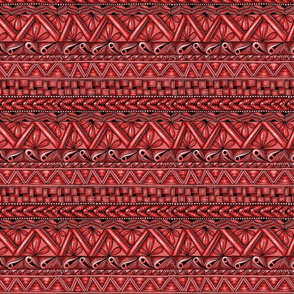 Zen stripes horizontal red