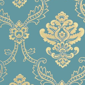 French Parlor Empire Blue