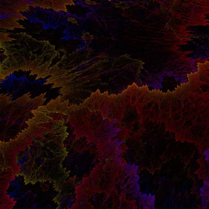 Fractal Explosion in Reds