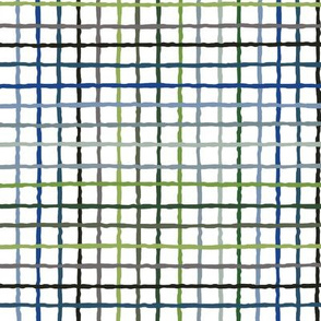 Color Lattice - blue and green