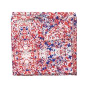 Red, White & Blue Watercolor Splatter 