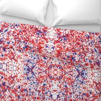 Red, White & Blue Watercolor Splatter 