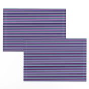 BNS6 - Narrow Marbled Mystery Crosswise Stripes in Maroon - Lavender - Blue - Green - Brown