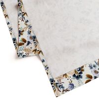 Victoria Floral blue brown