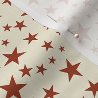 Vintage Flag - Stars Red on White