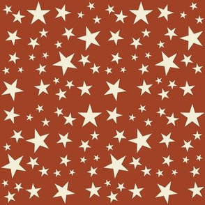 Vintage Flag -  Stars White on Red