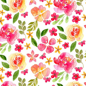 Watercolor Floral Pattern No. 3