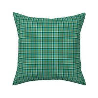 BNS8 - Mini Tartan Plaid in Turquoise - Mauve - Pine Green