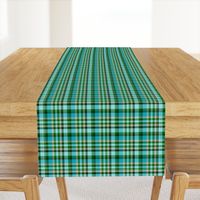 BNS8 - Tartan Plaid in Turquoise - Mauve - Pine Green