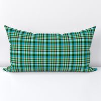 BNS8 - Tartan Plaid in Turquoise - Mauve - Pine Green