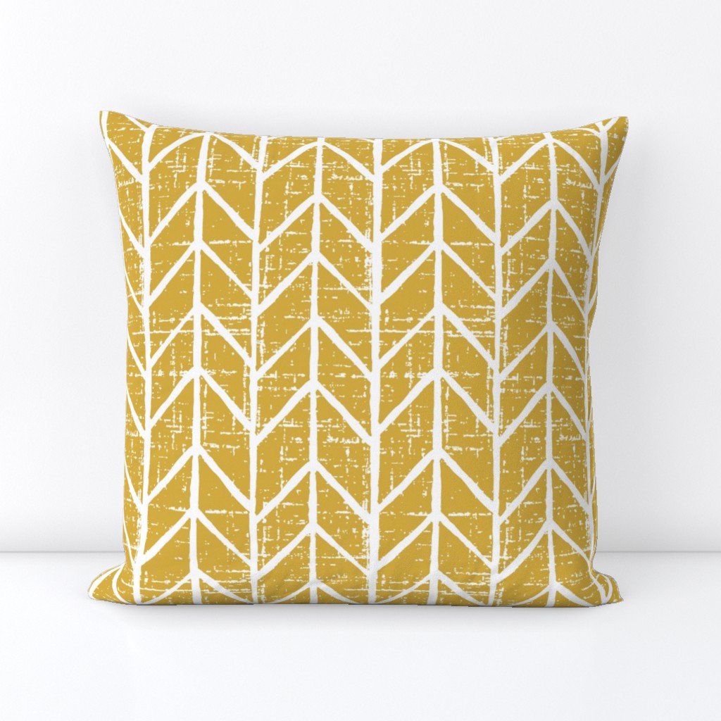  mustard yellow chevron