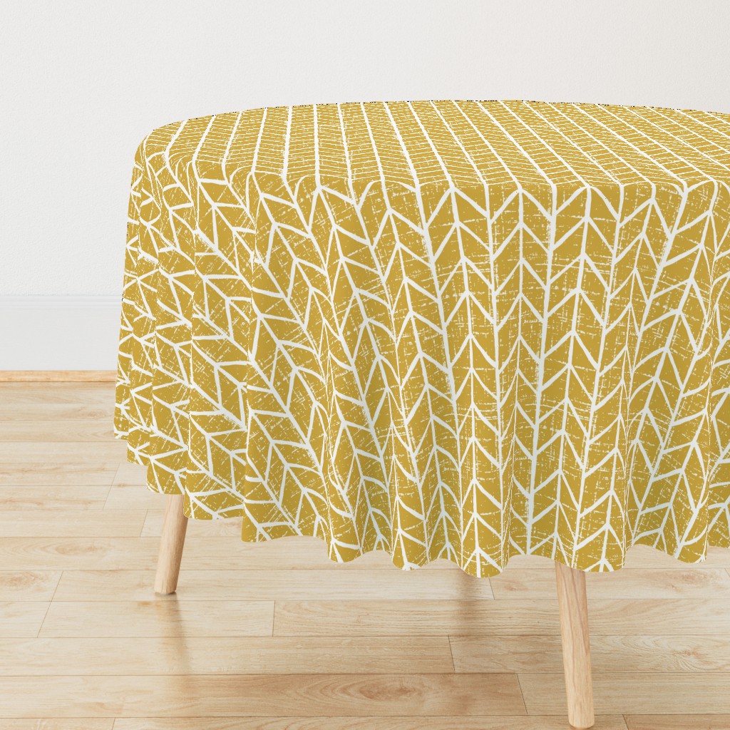  mustard yellow chevron