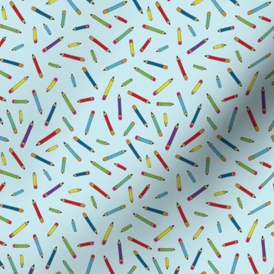 Pencil scatter - sky blue - Small by Cecca Designs