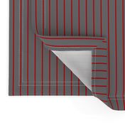 gray red pinstripes