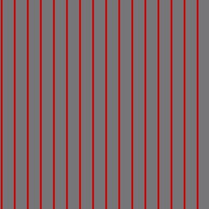 gray red pinstripes