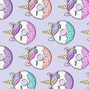 unicorn donuts (light purple) (90) C18BS