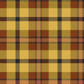Brown and Yellow Autumnal Plaid