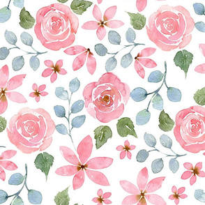 Watercolour Floral Pattern No. 4
