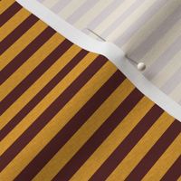 1/4” Griffin Stripe - burgandy Red And gold