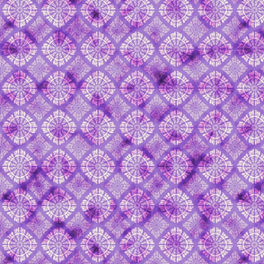 purple watercolored mosaic
