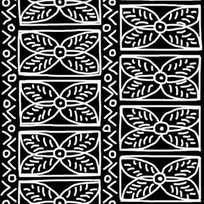 White on Black Mudcloth Inspired 14