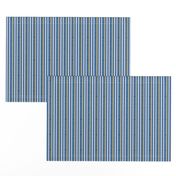 yellow and white vertical stripes on blue | small