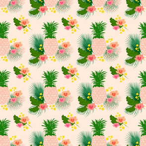 tropical pineapples