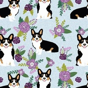 tri corgi dog fabric - pet quilt c dog, dogs, pet quilt
