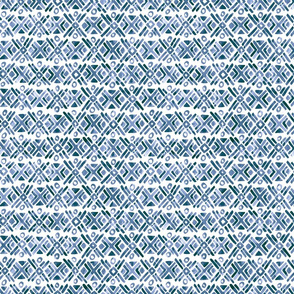 Sonoran Stripe - Indigo Blue - Smaller Scale